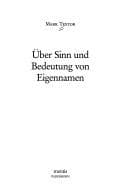 Tapa de Uber Sinn und Bedeutung von Eigennamen