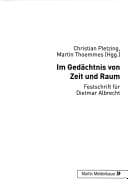 Tapa de Im Gedächtnis von Zeit und Raum