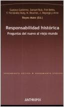 Tapa de Responsabilidad histórica