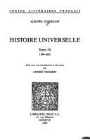 Tapa de Histoire universelle
