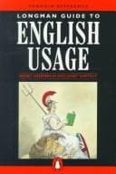 Tapa de Longman guide to English usage