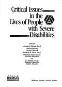 Tapa de Critical issues in the lives of people with severe disabilities