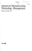 Tapa de Advanced manufacturing technology management