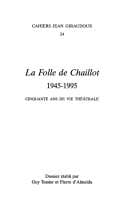Tapa de Cahiers Jean Giraudoux
