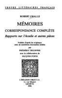 Tapa de Mémoires