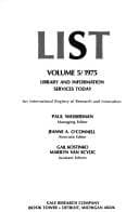 Tapa de LIST: Library and information services today
