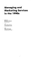 Tapa de Managing and marketing services into the 1990s