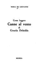 Tapa de Come leggere Canne al vento di Grazia Deledda