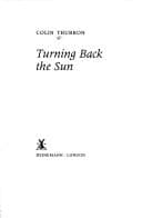 Tapa de TURNING BACK THE SUN
