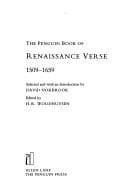 Tapa de The Penguin book of Renaissance verse