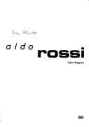 Tapa de Aldo Rossi