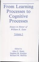 Tapa de From Learning Processes to Cognitive Processes