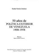 Tapa de 50 años de política exterior de Venezuela, 1907-1958