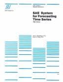 Tapa de SAS System for Forecasting Time Series, 1986 Edition