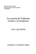 Tapa de La escuela de Calderʹon