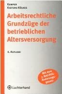 Tapa de Arbeitsrechtliche Grundzüge der betrieblichen Altersversorgung