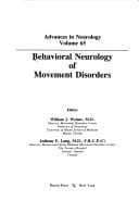 Tapa de Behavioral neurology of movement disorders