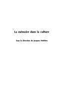 Tapa de La mémoire dans la culture