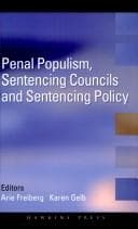 Tapa de Penal populism, sentencing councils and sentencing policy