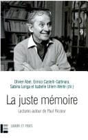 Tapa de La juste mémoire