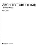 Tapa de Architecture of rail
