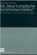 Tapa de Die "Neue Europäische Sicherheitsarchitektur"
