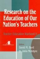Tapa de Research on the Education of Our Nation's Teachers Bk. 5