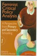 Tapa de Feminist critical policy analysis