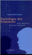 Tapa de Poetologie des Erinnerns