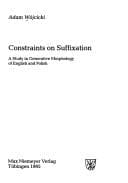 Tapa de Constraints on suffixation
