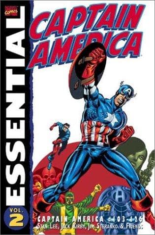 Tapa de Essential Captain America, Vol. 2