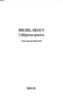 Tapa de Michel Deguy