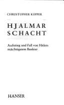 Tapa de Hjalmar Schacht
