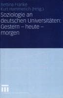 Tapa de Soziologie an deutschen Universitäten: gestern, heute, morgen