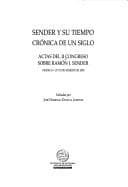 Tapa de Sender y su tiempo