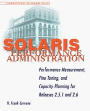 Tapa de Solaris Performance Administration