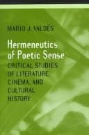 Tapa de Hermeneutics of poetic sense
