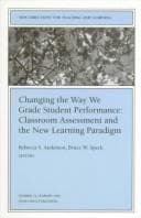 Tapa de Changing the way we grade student performance