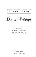 Tapa de Dance writings