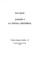 Tapa de Galdos Y LA Novela Historica (Ottawa Hispanic Studies 10)