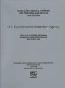 Tapa de Manual of Chemical Methods for Pesticides and Devices (U.S. Environmental Protection Agency)