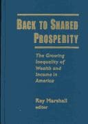Tapa de Back to shared prosperity