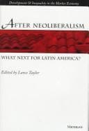 Tapa de After Neoliberalism
