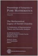 Tapa de The Mathematical legacy of Harish-Chandra