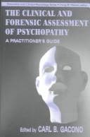 Tapa de The Clinical and Forensic Assessment of Psychopathy