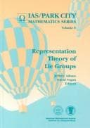 Tapa de Representation theory of Lie groups