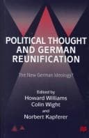 Tapa de Political thought and German reunification
