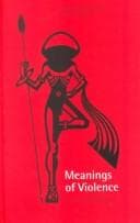 Tapa de Meanings of violence