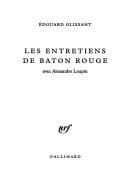 Tapa de Les entretiens de Bâton Rouge