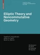 Tapa de Elliptic theory and noncommutative geometry